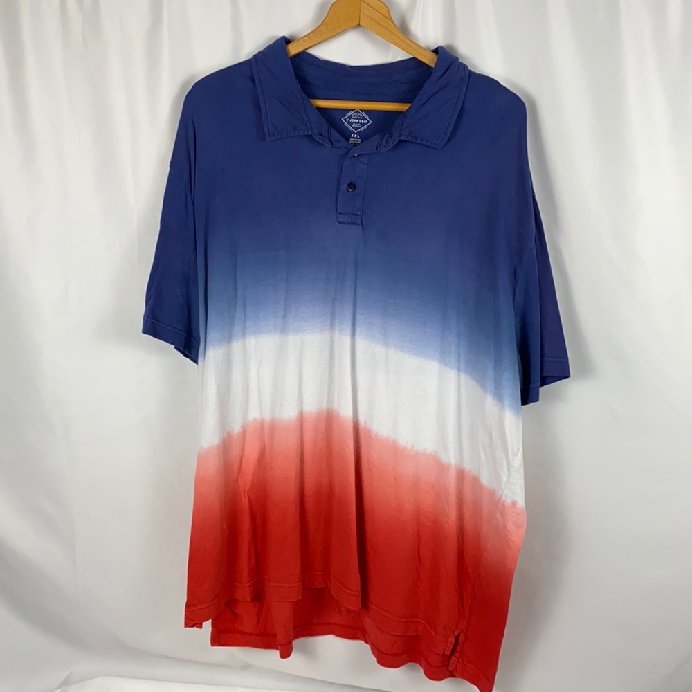 3/$10 St. John's Bay Polo Red, White & Blue XXL